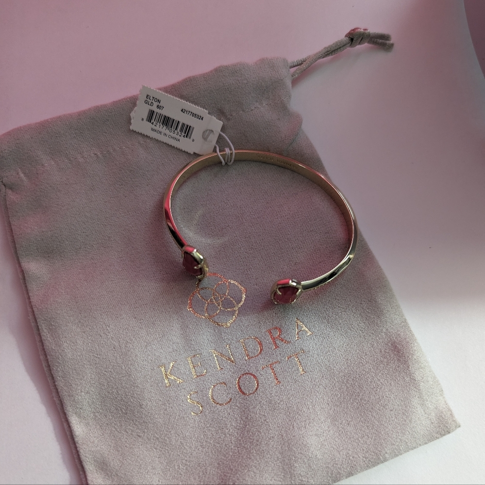 Kendra Scott Elton Bracelet Gold Pink